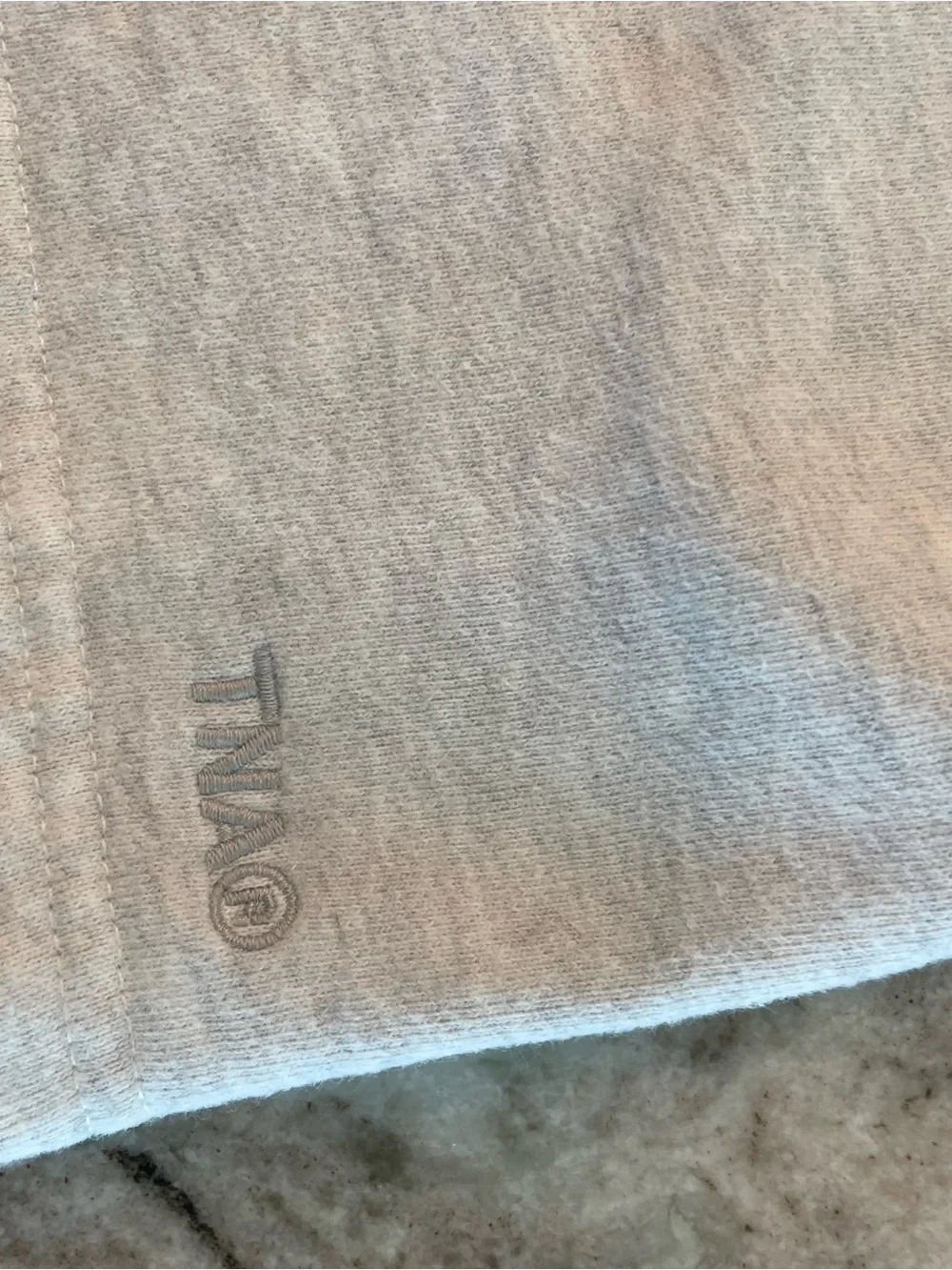 TNA Sweatpants 3” Shorts Light Gray Cotton Lounge Shorts - Picture 3 of 6